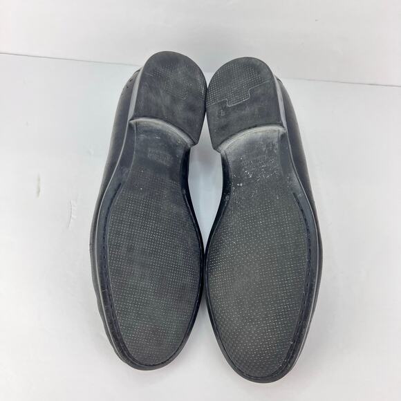 Johnston & Murphy 9.5M Cresswell Venetian Black Soft Sheepskin Loafer Slip On - Picture 11 of 11